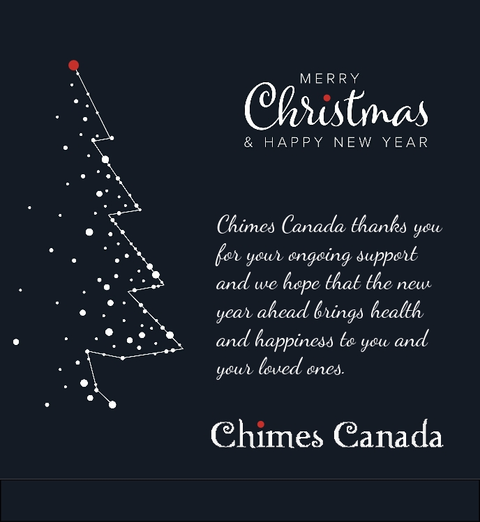 Season's Greetings from Chimes Canada